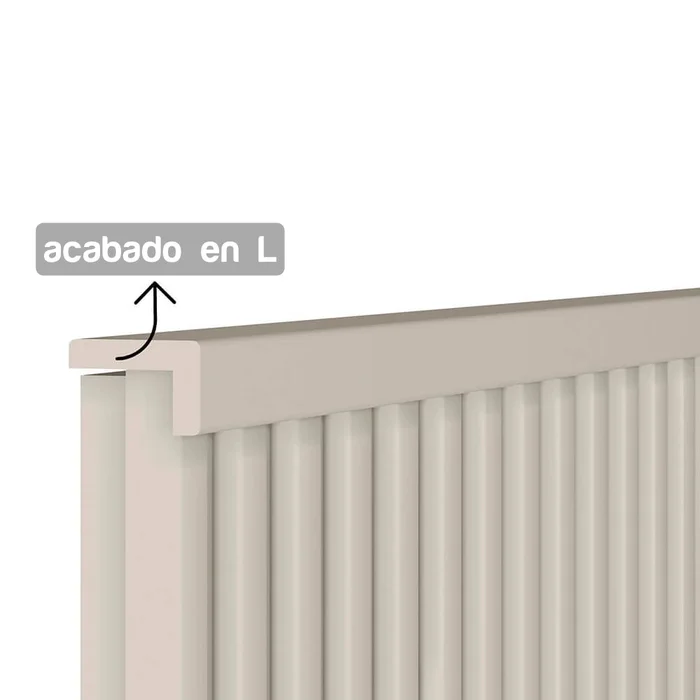 Respaldo de Cama con Listones de Madera Rafaela 240CM en Madera natural - Respaldos de cama, Uruguay | Balton, vista 9