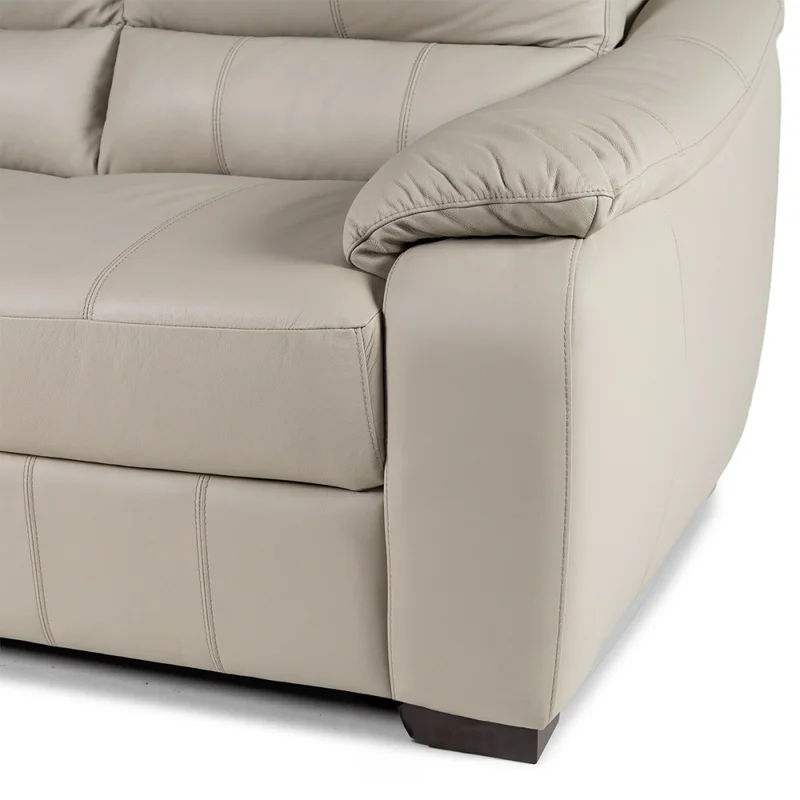 Sofá Portofino - Cuero Básico - 2 cuerpos - Arena - (Preventa) en Beige - Sillones y sofás, Uruguay | Nyr, vista 6