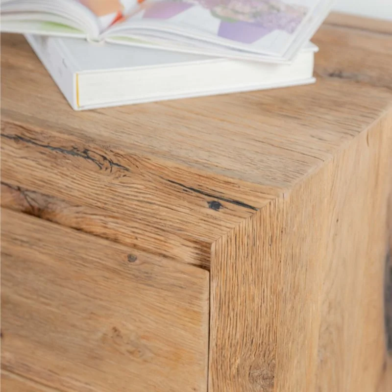 Rack Roble en Madera natural - Muebles para TV, Uruguay | Fábrica Italiana, vista 4