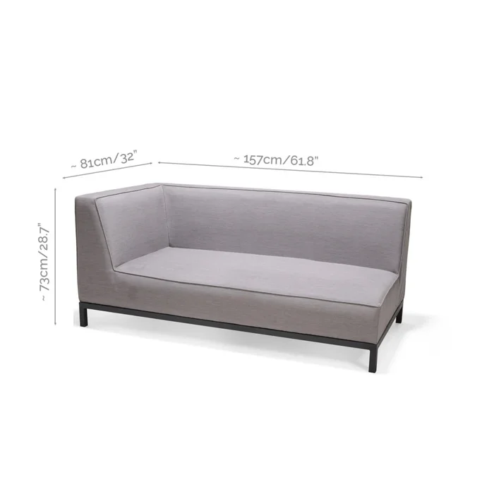 Modulo Sofá - 2 Cuerpos - Mood en Gris - Sillas, Uruguay | Ecowood, vista 5