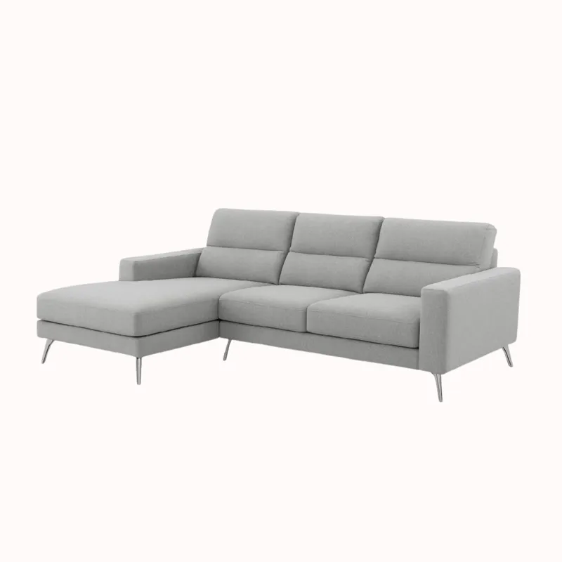 SOFÁ CON CHAISE TURÍN en Gris - Sillones y sofás, Uruguay | Forum Design