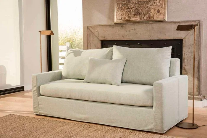 SILLON SOFIA - LINO ANTIMANCHAS MINT en Verde oliva - Sillones y sofás, Uruguay | La Iberica, vista 4
