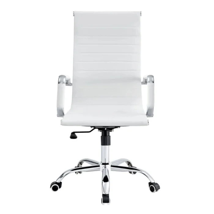 Silla de oficina Flex - Blanco en Blanco - Escritorios y sillas de escritorio, Uruguay | La Cueva Muebles, vista 2