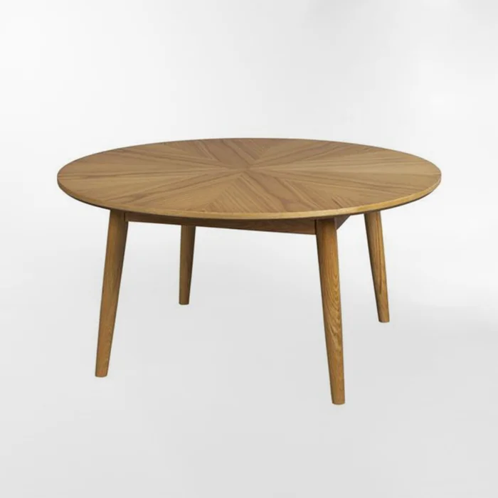 Mesa de centro FABIO Natural REDONDO/A en Madera natural - Mesas de comedor, Uruguay | Viasono