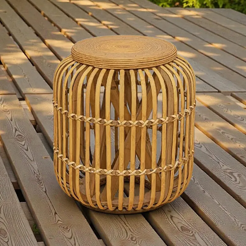 Banco Taburete Madera Mesa ratona en Madera natural - Butacas, banquetas y puffs, Uruguay | Decotech