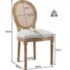 Silla Luis XV Esterillada en Beige - Sillas, Uruguay | La Cueva Muebles, vista 2 de 8