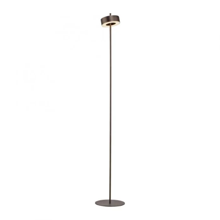 LAMPARA DE PIE ANILLO MARRÓN DIMERIZABLE Y CCT 9W CON CONTROL - 140CM en Marrón - Lámparas de pie, Uruguay | Iluminica, vista 2