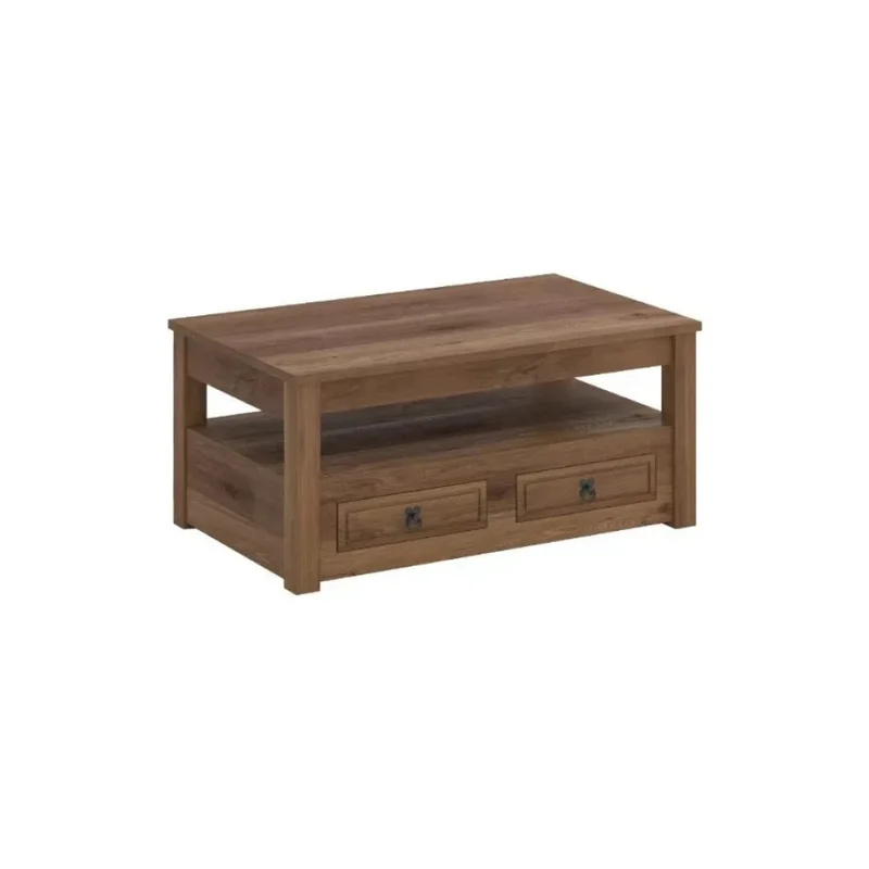 Mesa de Living Articulada - Línea Monterrey - Nogal en Marrón - Mesas de living, Uruguay | Ecowood, vista 5