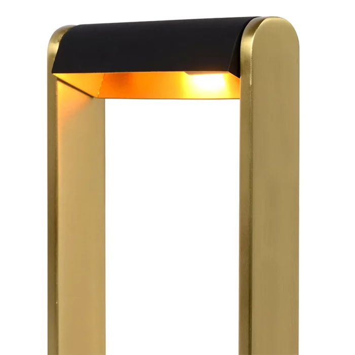 Lámpara de Mesa Gilly Dorado en Amarillo - Lámparas de mesa, Uruguay | Serlux, vista 4