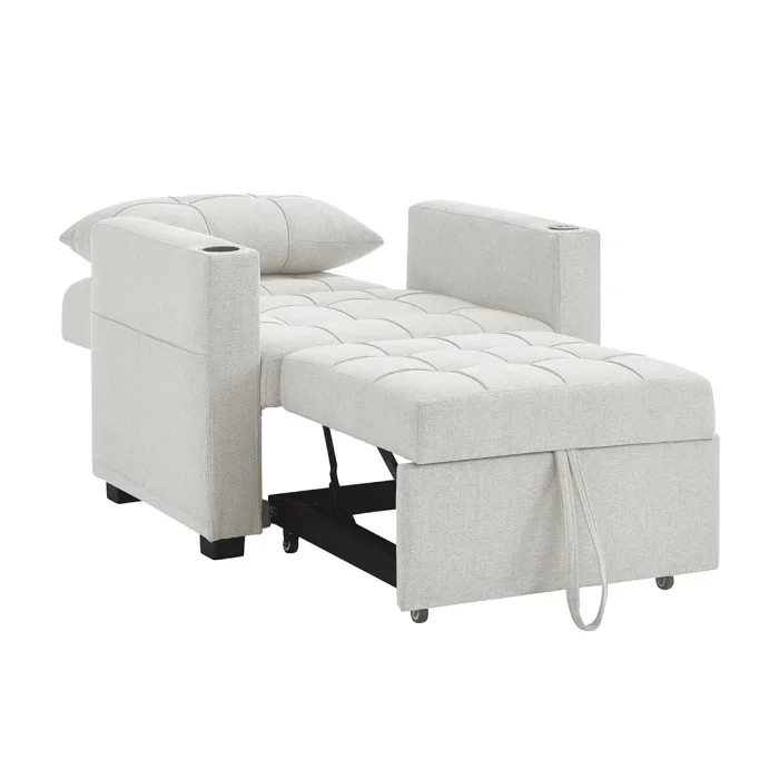 Sofa Cama 1 cuerpo - Seater en Gris - Sillones y sofás, Uruguay | Delta Center, vista 3