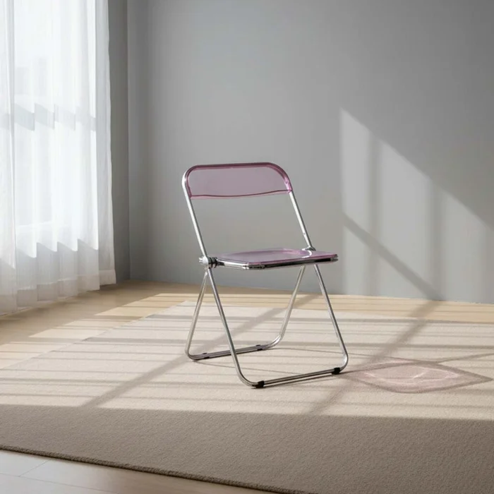 Silla De Comedor Pet-y-metal Rosa Sofía en Rosa - Sillas, Uruguay | Divino
