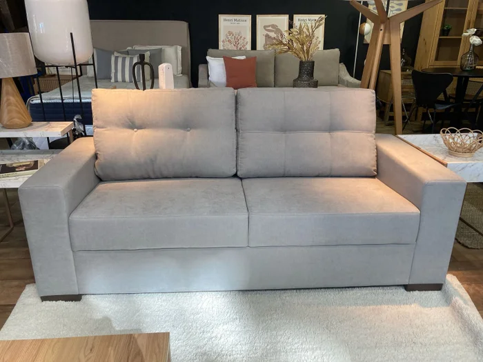 Sofá Mónaco 2 Cuerpos - Gris (165 cm) en Gris - Sillones y sofás, Uruguay | Berna Home, vista 8