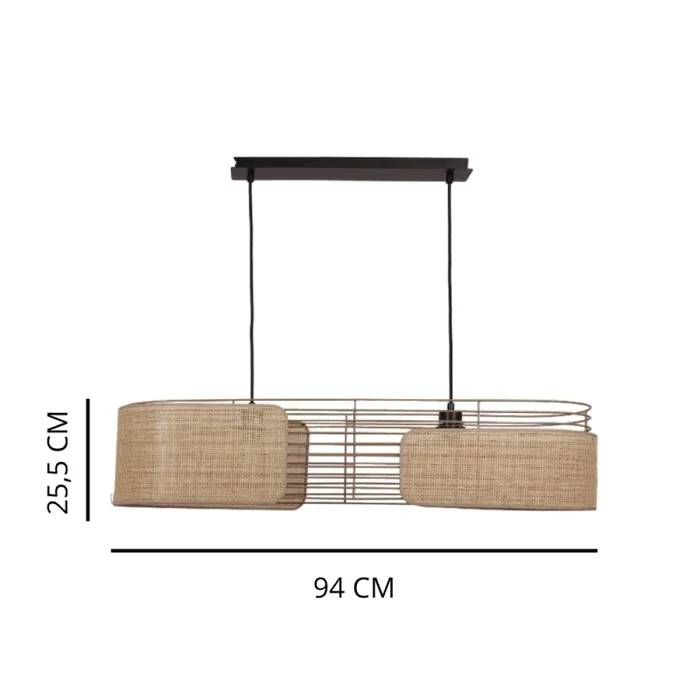 Luminaria Colgante Brenda en Beige - Lámparas colgantes, Uruguay | Serlux, vista 5