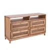 Comoda 4 Cajones Madera Natural-beige Trento en Madera natural - Cómodas, Uruguay | Divino, vista 3 de 5