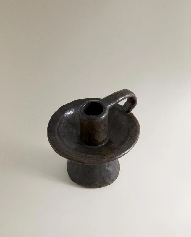 PORTAVELAS GRES en Marrón - Velas y Portavelas, Uruguay | Zara Home, vista 3