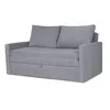 Sofá Cama Poliana - Tela Microfibra - Cora 06-153 (Grafito) en Gris - Sillones y sofás, Uruguay | NYR, vista 1 de 7