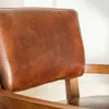 BUTACA WOOLY - WALNUT Y CUERO ITALIANO ENVEJECIDO - Butacas, banquetas y puffs, Uruguay | La Iberica, vista 19 de 22