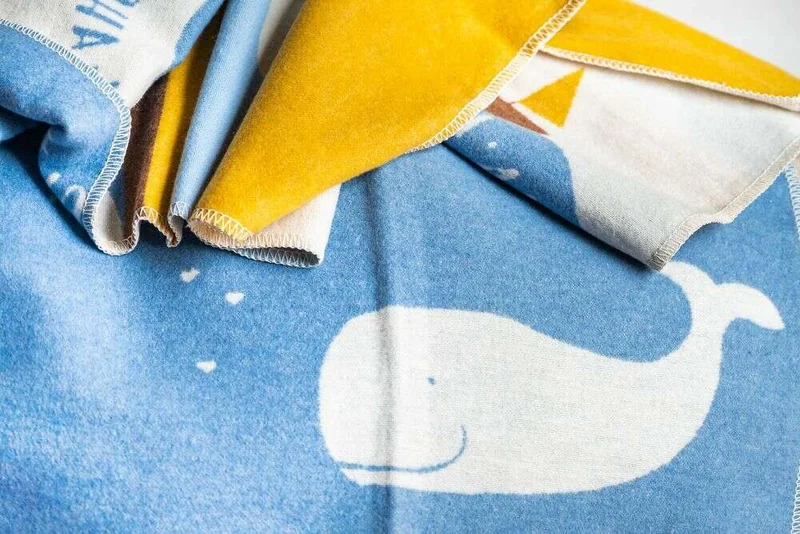 MANTA AUSTRIACA KIDS - BALLENA BLUE en Multicolor - Textiles, Uruguay | La Iberica, vista 4