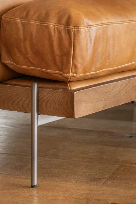 SILLON COSMOPOLITAN - CUERO ITALIANO CARAMELO en Marrón - Sillones y sofás, Uruguay | La Iberica, vista 14