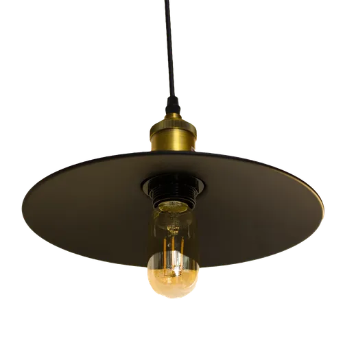 Lámpara Colgante Campana - Estilo vintage en Negro - Lámparas colgantes, Uruguay | Bascuhouse