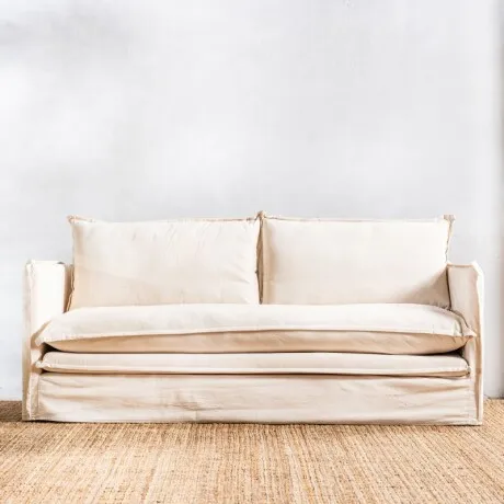 Sillón Noa 3 Cuerpos Crudo en Beige - Sillones y sofás, Uruguay | Aihaus