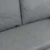 Sofá Alina, 2 Cuerpos - Gris Oscuro en Gris - Sillones y sofás, Uruguay | Indian, vista 4 de 4