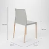 Silla CHLOE Gris - Sillas, Uruguay | Viasono, vista 5 de 5