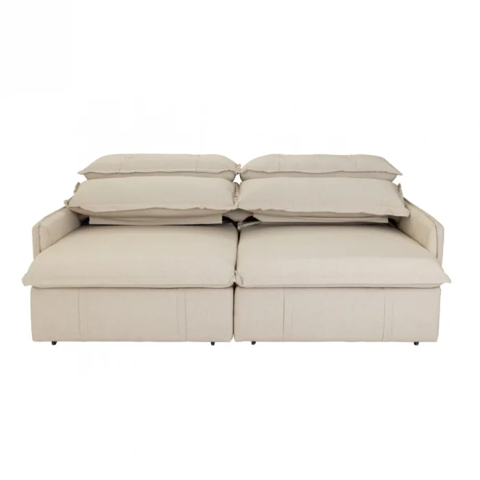 Sofá Bariloche Extensible Reclinable - 3 Cuerpos - beige en Beige - Sillones y sofás, Uruguay | Berna home, vista 3