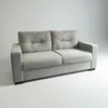 SOFA 3 CUERPOS - TAPIZADO TELA GRIS CLARO en Gris - Sillones y sofás, Uruguay | Champagne Home, vista 4 de 5