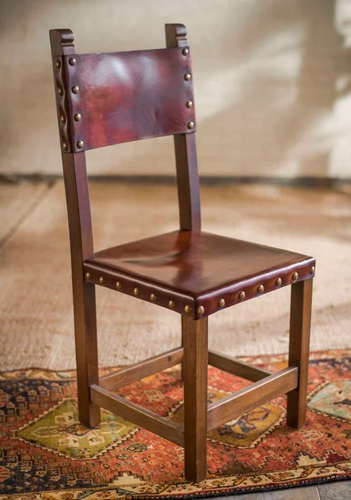 SILLA DE COMEDOR CON SUELA - MADERA OSCURA en Marrón - Sillas, Uruguay | La Iberica, vista 2