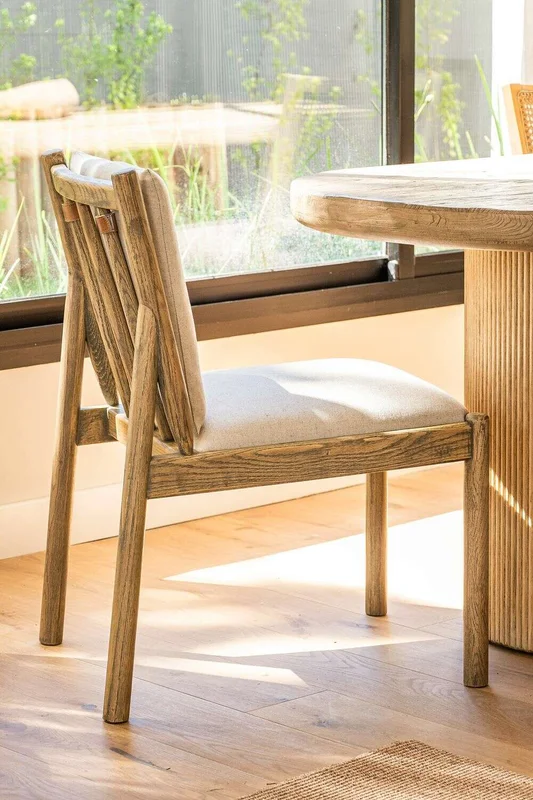SILLA SAN FRANCISCO - FRESNO Y LINO en Beige - Sillas, Uruguay | La Iberica, vista 9