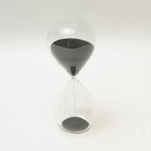 Reloj De Arena - Negro en Negro - Decoración, Uruguay | Indian