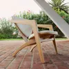 Butterfly Chair | Hans Wegner en Madera natural - Butacas, banquetas y puffs, Uruguay | Mad for Modern, vista 3 de 3