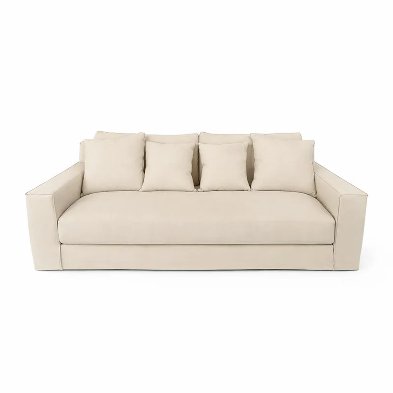 Sofá Sand, 3 Cuerpos - Beige en Beige - Sillones y sofás, Uruguay | Indian