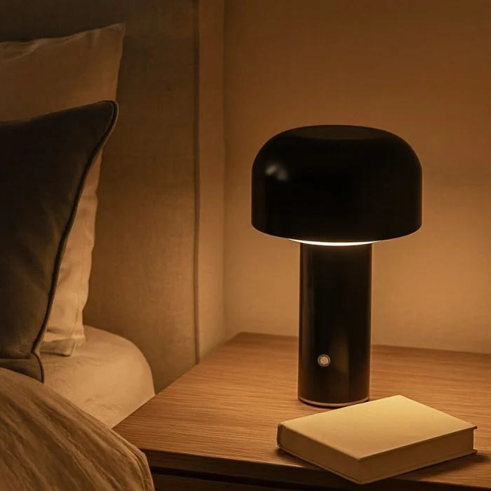 LUMINARIA DE MESA THE TOUCH NEGRO en Negro - Lámparas de mesa, Uruguay | Viasono