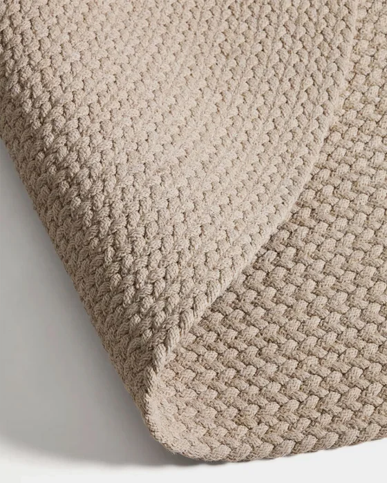 Alfombra Despas de fibras sintéticas crudo Ø200 cm. en Beige - Muebles para el exterior, Uruguay | Kavehome, vista 3