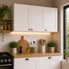 Aereo Alacena Cocina 3 Puertas 120cm Mdf en Blanco - Mesas de comedor, Uruguay | Soy Hogar, vista 6 de 8