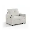 Sofa cama Mateo en Off-white - Sillones y sofás, Uruguay | New York Home, vista 1 de 4