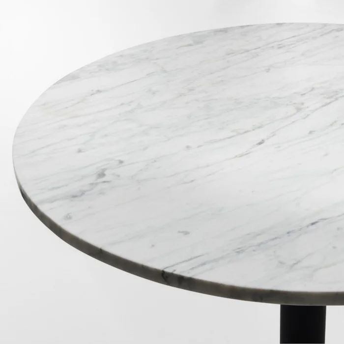 MESA DE EXTERIOR OASIS Gris CIRCULAR en Blanco - Mesas de comedor, Uruguay | Viasono, vista 3