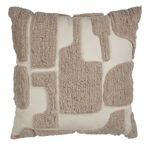 Almohadón DVERGFAKS 45x45 gris/beige en Gris/beige - Textiles, Uruguay | JYSK
