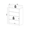 Comoda Mela 90CM 4 Cajones 100% MDF - Cómodas, Uruguay | Balton, vista 4 de 4