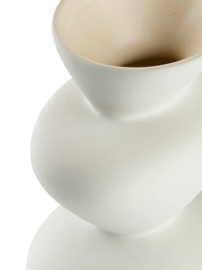 Jarrón BENNY A11xL16xA25cm blanco en Blanco - Jarrones, Uruguay | JYSK, vista 2