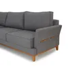 Rinconera Amadeus Chica - Tela Microfibra - Chaise Izquierdo - 2160 (Grafito) en Gris - Sillones y sofás, Uruguay | NYR, vista 4 de 5