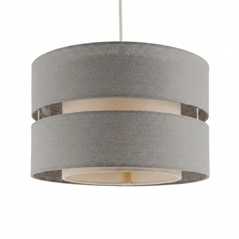 Colgante Aura Triple Gris en Gris - Lámparas colgantes, Uruguay | La Perla