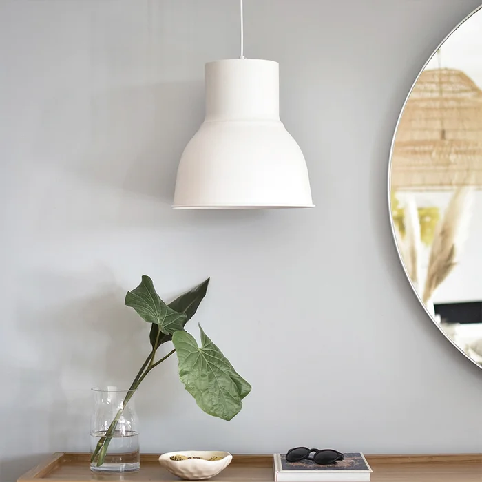 Lámpara Colgante Iron Big Blanco en Blanco - Lámparas colgantes, Uruguay | Serlux, vista 2