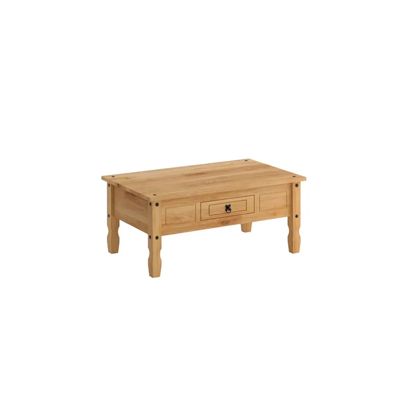 MESA DE CENTRO LINEA MEXICANA NATURAL MEX020NA - Mesas de living, Uruguay | Rosas Hermanos