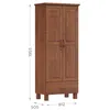 FINESTRA- ROPERO BRONZE 2 PUERTAS 1 CAJON 1140TN - Roperos y placares, Uruguay | Alfa Ventas, vista 3 de 3