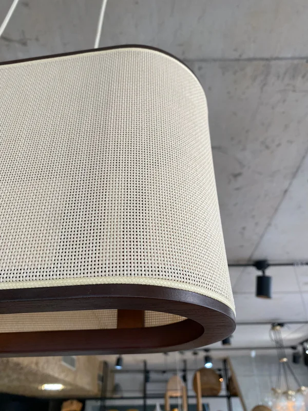 Lampara de Techo Eliptico Apollo – Nogal en Beige - Lámparas colgantes, Uruguay | Berna home, vista 3