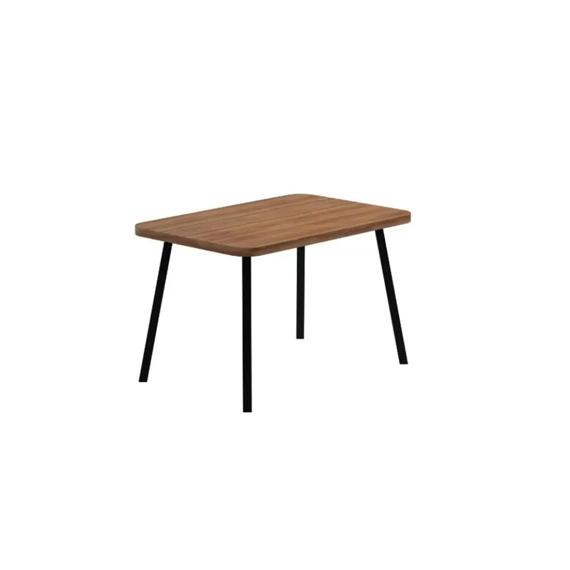 Mesa Stellar Rectangular - Negro en Madera natural - Mesas de comedor, Uruguay | Rústico Hogar