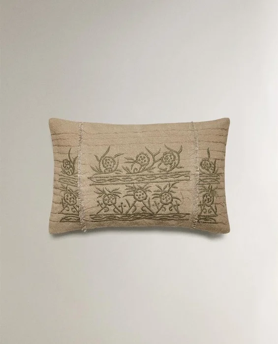 FUNDA COJÍN BORDADOS - Textiles, Uruguay | Zara Home, vista 2